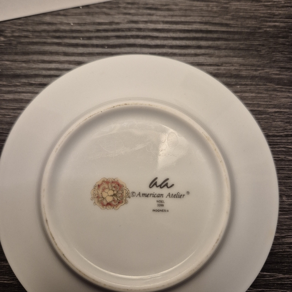 American Atelier Noel Tea cup And Saucer Porcelain - Picture 9 of 9